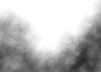 Obraz premium Spooky fog overlays, Halloween overlay, realistic smoke fog overlay, gothic, ghost, png