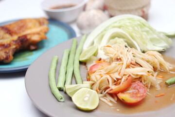 Thai papaya salad or what we call 