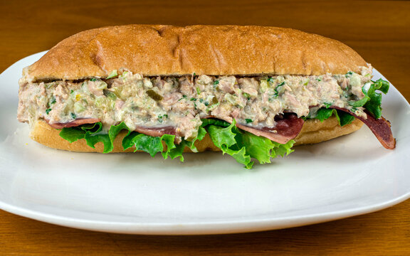 Tuna Salad Sub  With Bacon Strips