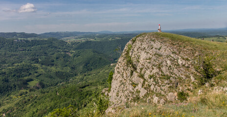 Belvédère de la Roche de Hautepierre à Hautepierre-le-Châtelet dans le Doubs en France