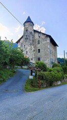 Fototapeta na wymiar SALLANCHES (Haute Savoie)