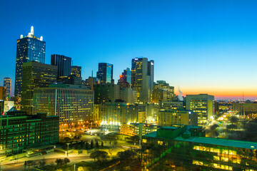Early Morning over Dallas, Texas