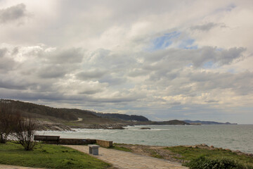 clouds over the sea