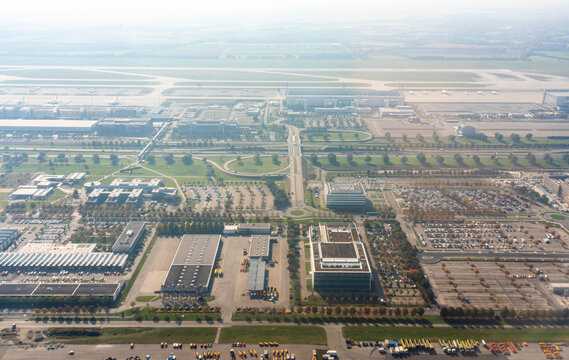 Egypt, Cairo, Aerial view of airport