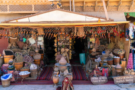 Egypt, Sinai, Store With Natural Medicine