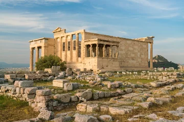 Fotobehang Greece, Athens, Exterior of Erechtheion © Image Source