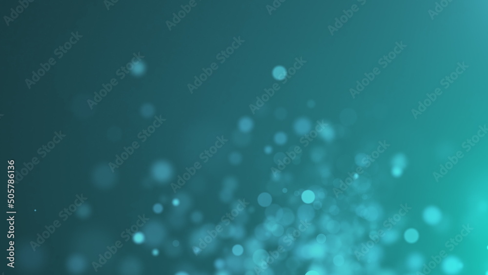 Poster bokeh particles and light. computer generated 3d render