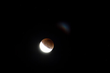 Half moon eclipse