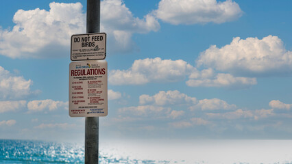 Beach Sign
