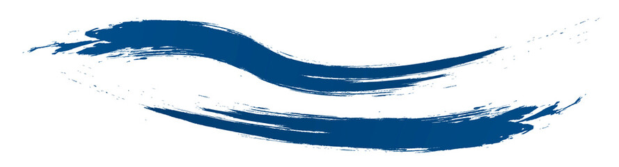 アナログタッチ素材：筆の質感　墨　インク　筆模様　波模様