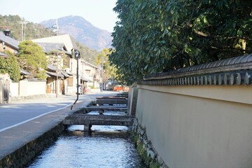 京都の上賀茂神社の社家街