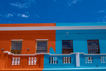 Bo Kaap Township in Cape Town, colorful house in Cape Town South Africa. Bo Kaap