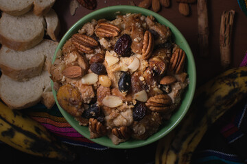 traditional Mexican food and dessert, known as 