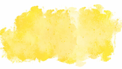 Yellow watercolor background for your design, watercolor background concept, vector.