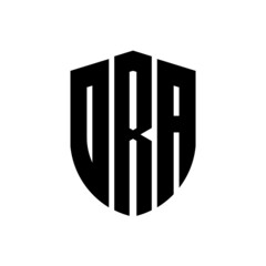 ORA letter logo design. ORA modern letter logo with black background. ORA creative  letter logo. simple and modern letter logo. vector logo modern alphabet font overlap style. Initial letters ORA  - obrazy, fototapety, plakaty