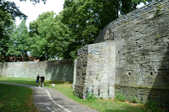 Parkanlage an der Stadtmauer von Soest