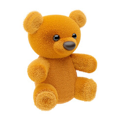 A 3 d rendered illustration of a cute stuffed toy teedy bear.