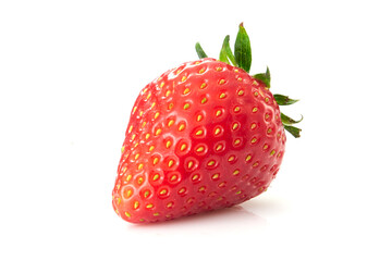 Fresh Strawberry isolated on white background.