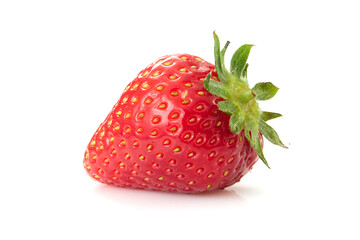 Fresh Strawberry isolated on white background.