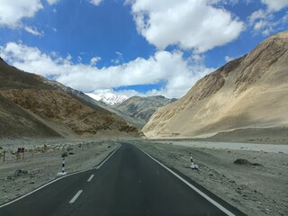 View of Ladakh and Pangong Tso
