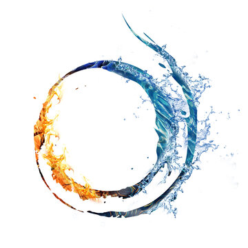 swirl circle element of water splash fire wind abstract graphic motion 2