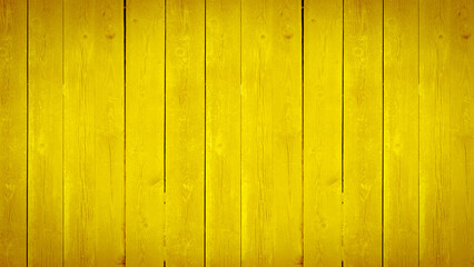 Abstract grunge old yellow painted wooden texture - wood board background