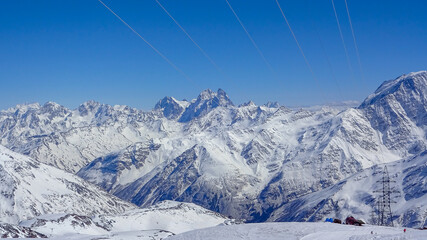 Elbrus - stunning mountains in the south of Russia