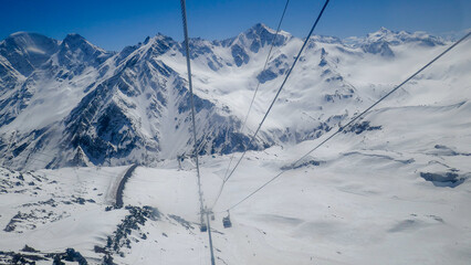 Elbrus - stunning mountains in the south of Russia