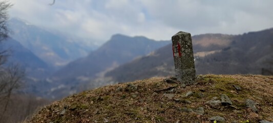 Landscape in the mountains