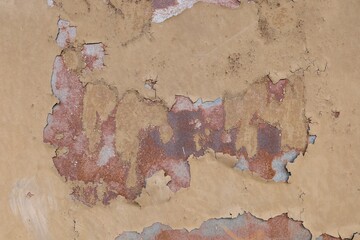 Old chipped wall texture background