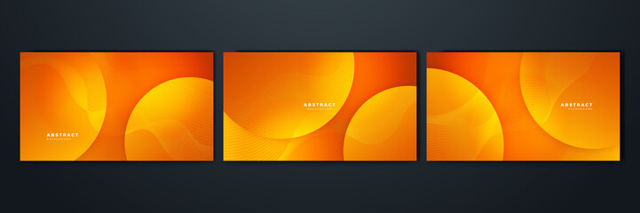 Naklejka premium abstract minimal background with orange color