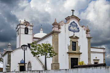  Church of Sao Lourenço in Almancil, Algarve, portugal