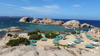 View of the coast of island - Sardinia