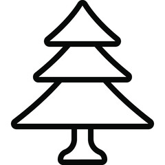 Triangle Shaped Tree Icon