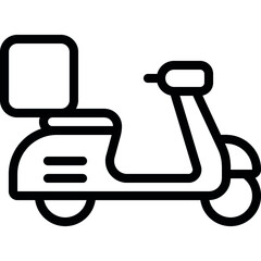 Scooter Delivery Icon