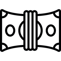 Tied Up Cash Icon