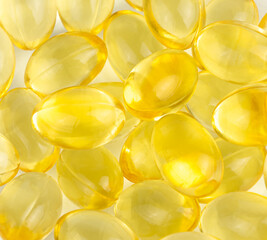 background of fish oil capsules. omega 3