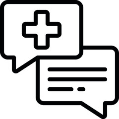 Health Messaging Service Icon