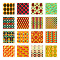 Flat Vectors of Clothing Patterns