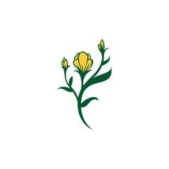 Fototapeta na wymiar Flower Logo Design