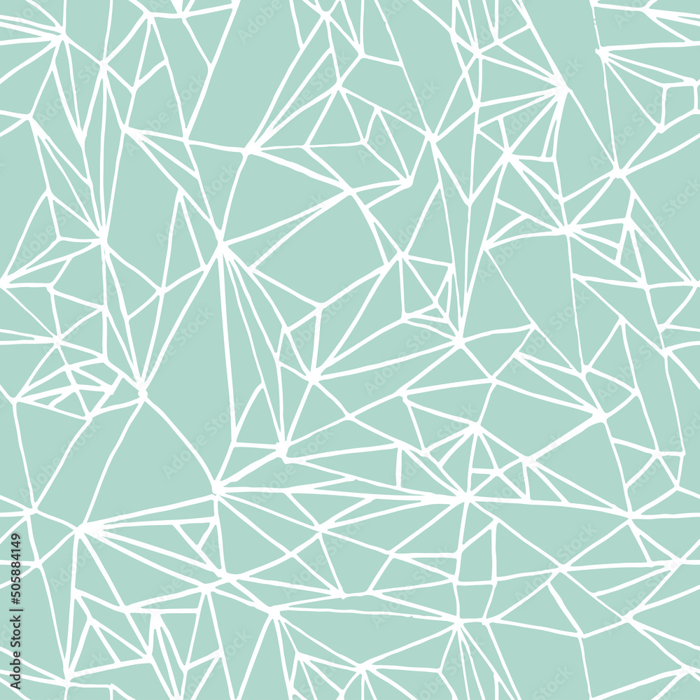 Poster seamless abstract hand drawn geometric pattern