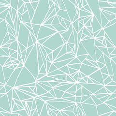 Seamless abstract hand drawn geometric pattern