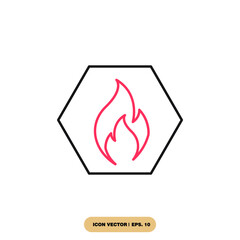 danger icons  symbol vector elements for infographic web