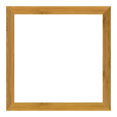 Wooden bamboo square frame, wooden bamboo frame made of a combination of different woods
