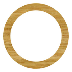 Wooden bamboo round frame, wooden bamboo frame made of a combination of different woods