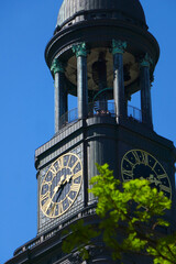 Der Hamburger Michel im Frühling