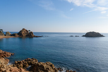 Beach of Tossa de Mar, Spain