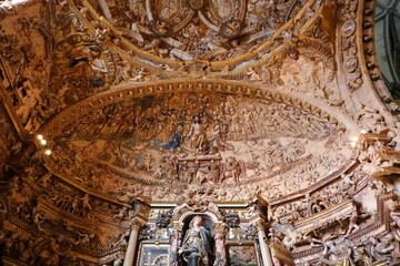 Capilla de los Benaventes, Iglesia de Santa María de Mediavilla, Medina de Rioseco, Valladolid,...