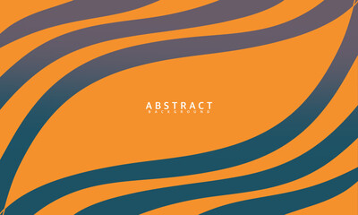 Abstract orange and yellow gradient geometric shapes background. Modern minimal vector design template.