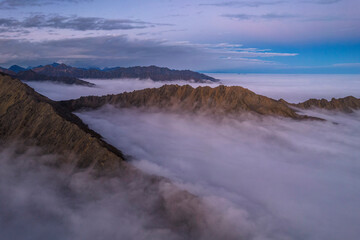 Fototapeta na wymiar China Sichuan highland moutain & cloud-sea